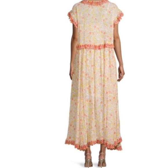 NWT Free People Milania Maxi Dress in Confetti Combo. Size XS - Picture 5 of 10